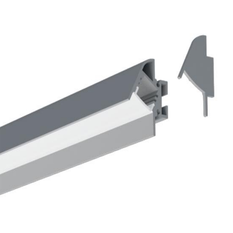 Recessed Drywall LED Channel Profile For 10mm 5050 LED Strip Lights